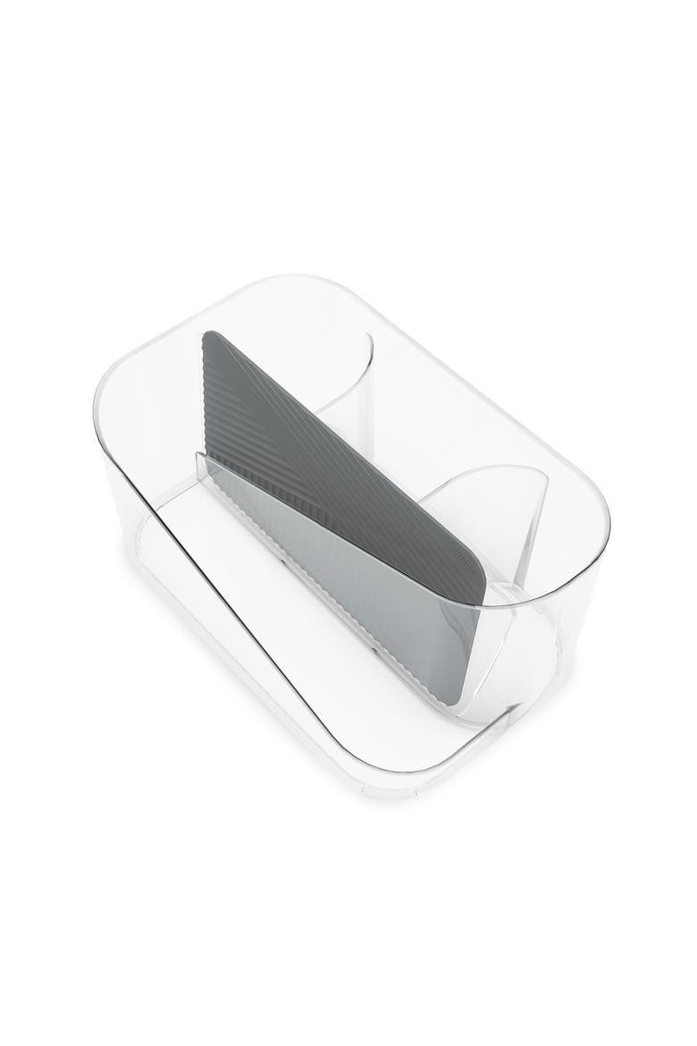 Glam Hair Tool Organizer, Main, color, CLEAR/ CHARCOAL