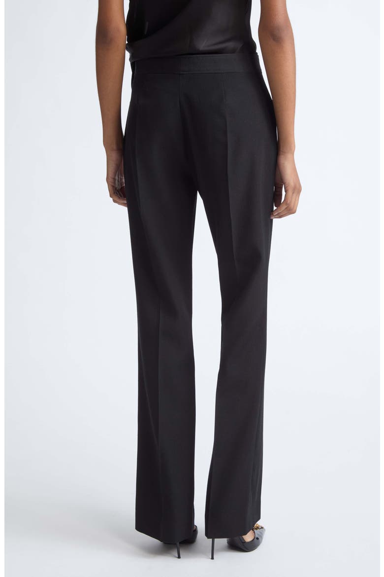 Virgin Wool Grain de Poudre Tailored Trousers, Alternate, color, 0PA BLACK