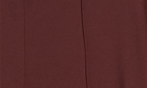 Dkny Front Seam Straight Leg Ponte Pants In Brown
