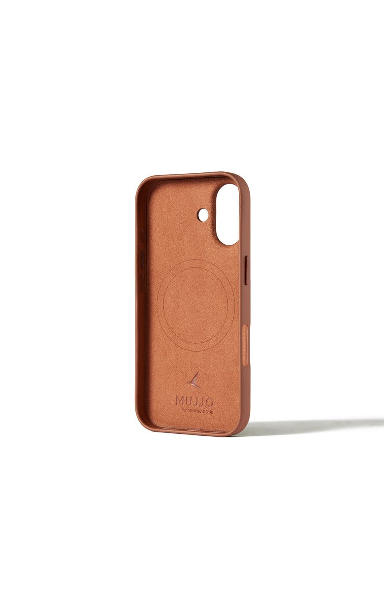 MUJJO Full Leather Case for iPhone 17, Alternate, color, Tan