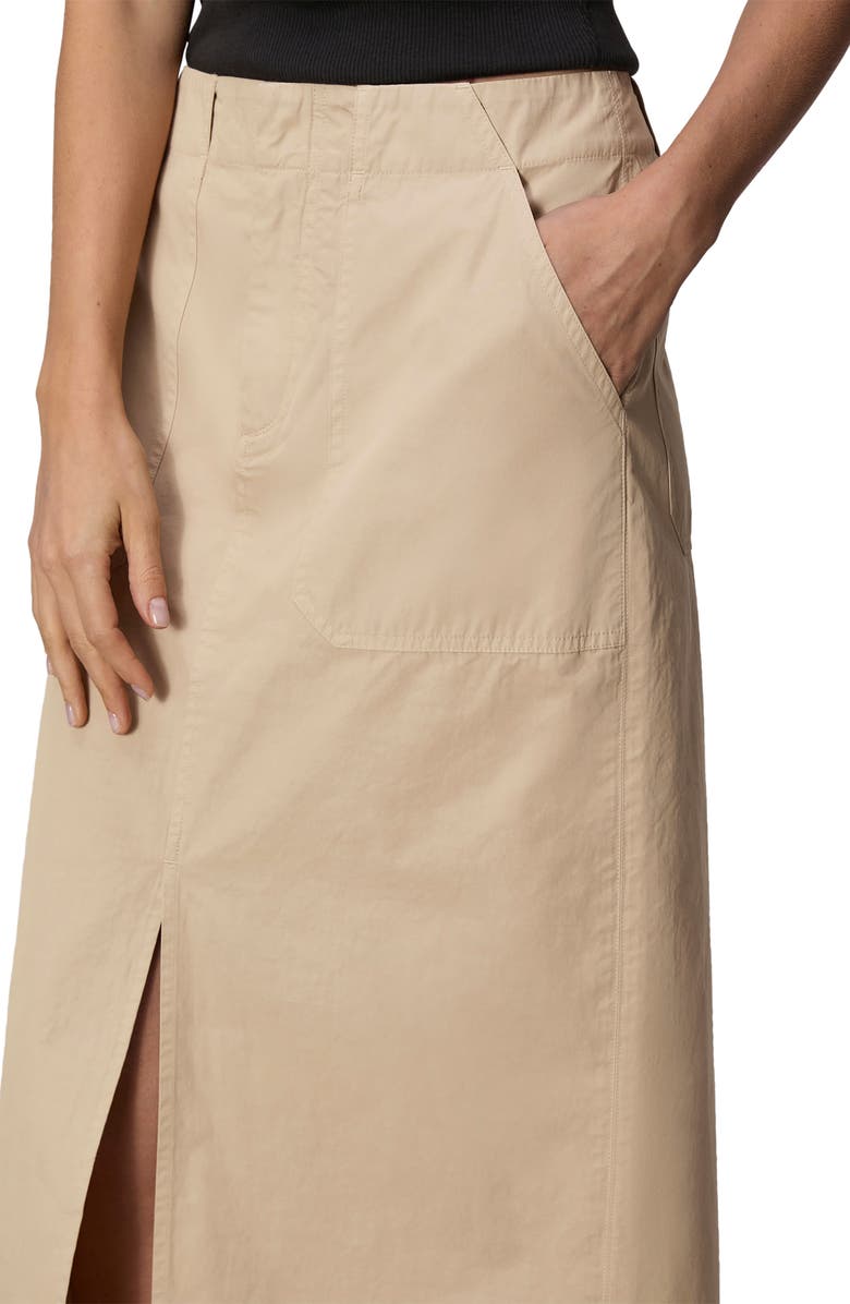rag & bone Leyton Cotton Maxi Skirt, Alternate, color, Khaki