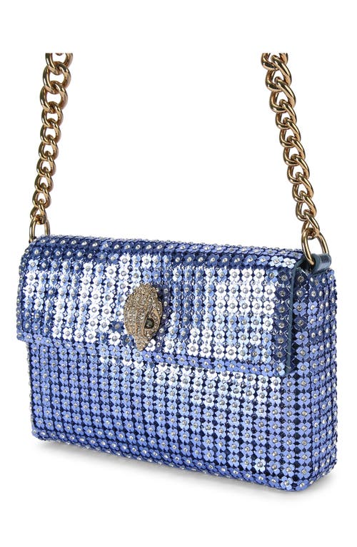 Kurt Geiger London Small Crystal Flower Party Should In Medium Blue