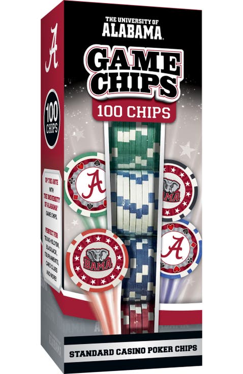 Alabama Crimson Tide 100pc Poker Chips