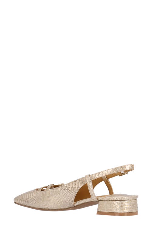 J. RENEÉ J. RENEÉ JOVANA LIZARD EMBOSSED SLINGBACK PUMP