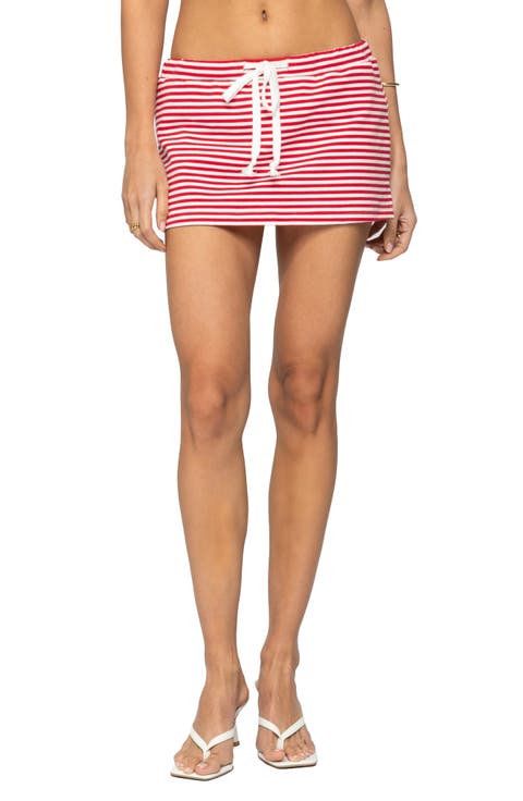 Psalms Stripe Mini Skort