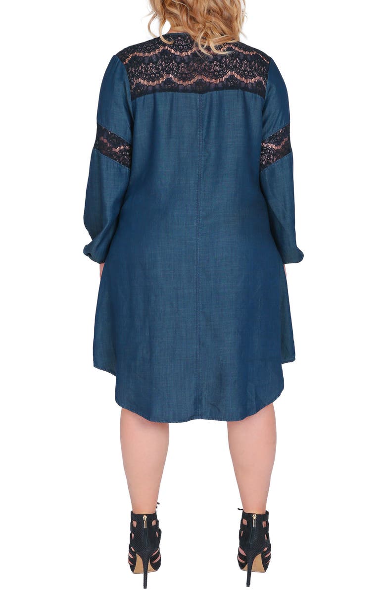 Standards & Practices Shelby Shift Dress, Alternate, color, Blue