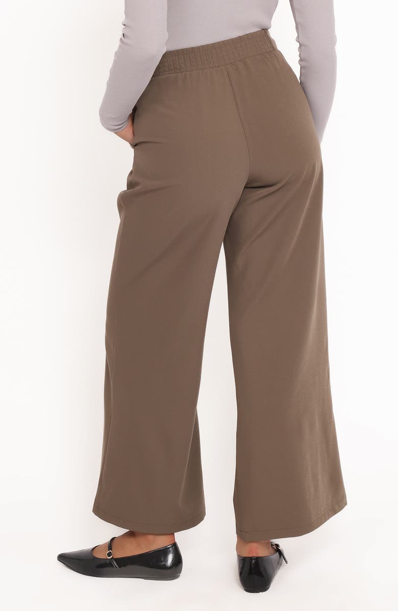 Petal & Pup Curtis Wide Leg Pants, Alternate, color, Taupe