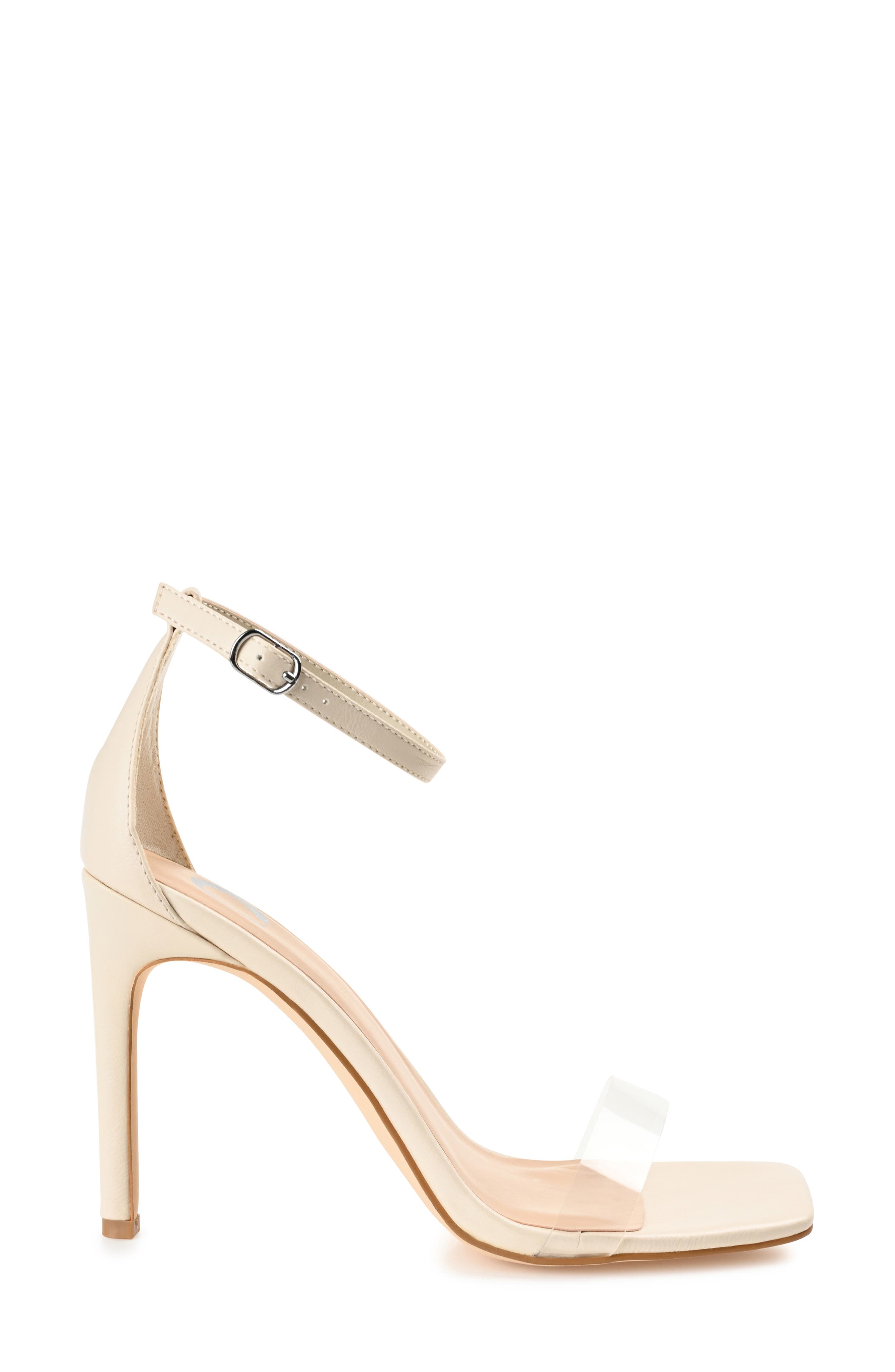 Journee Collection Lorelei Ankle Strap Stiletto Sandal, Alternate, color, Off White