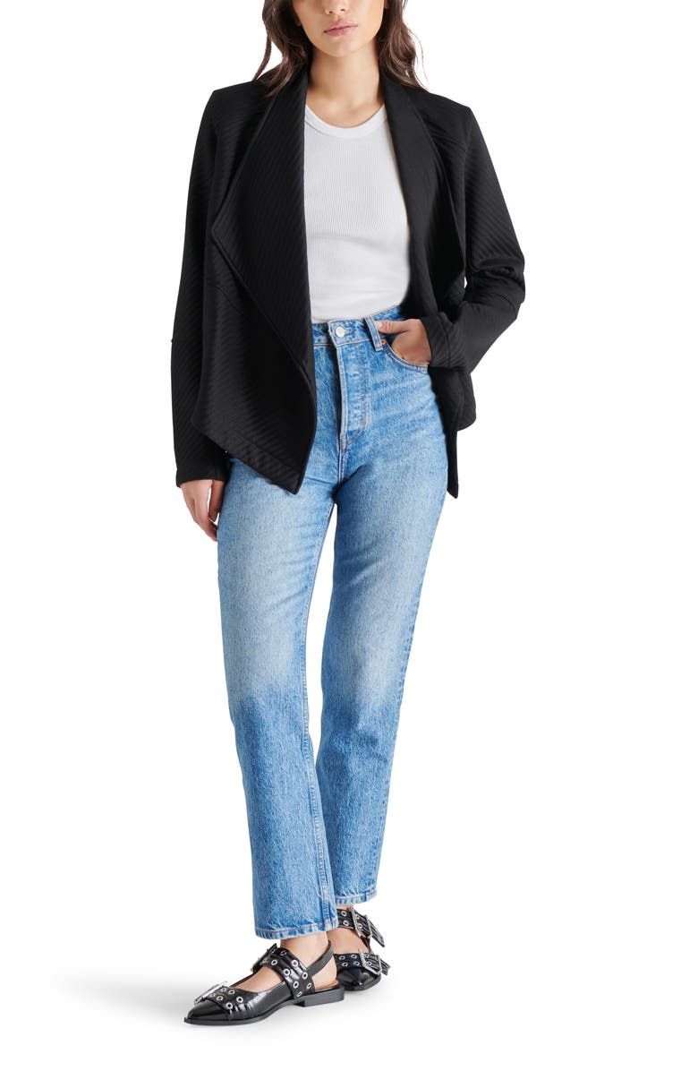 Steve Madden Open Front Jacket, Alternate, color, 