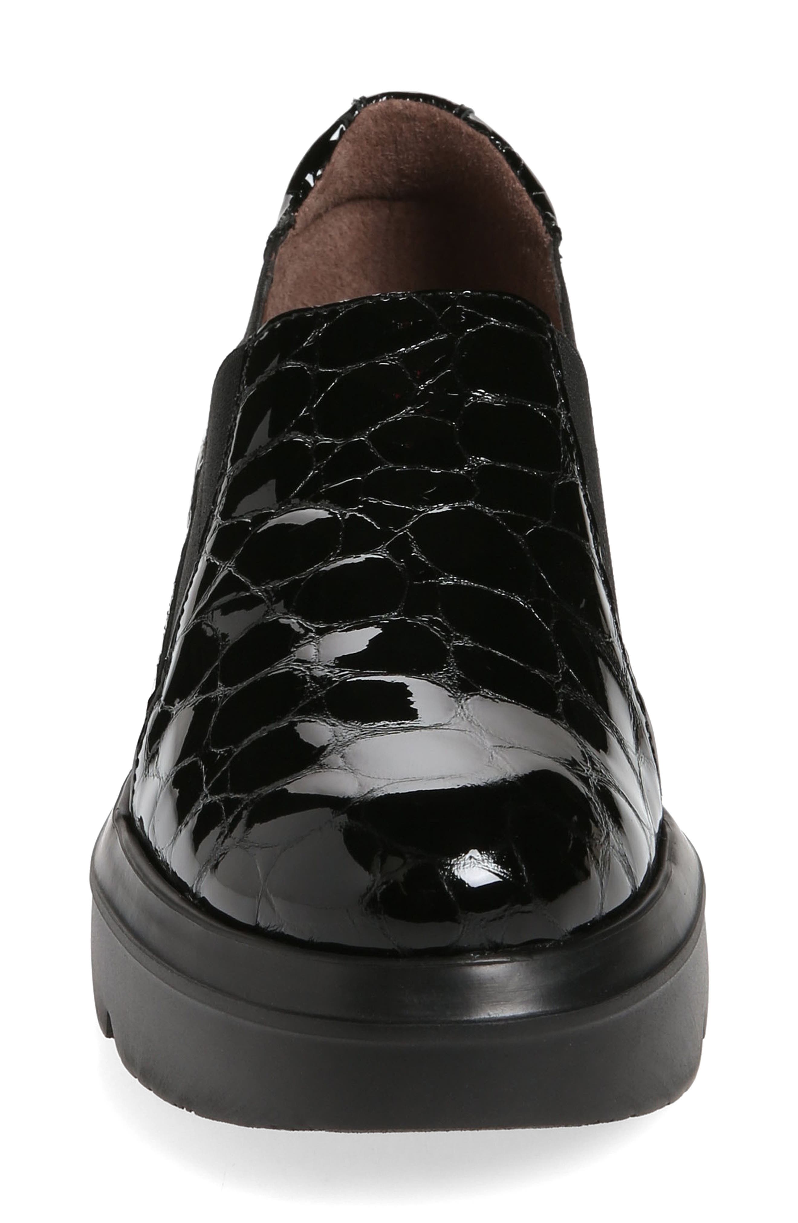 Wonders Twin Gore Platform Loafer, Alternate, color, 