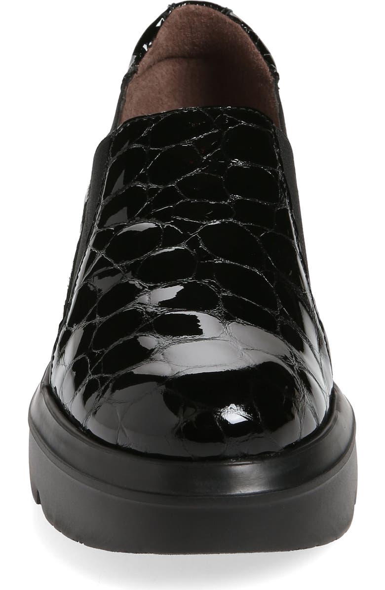 Wonders Twin Gore Platform Loafer, Alternate, color,