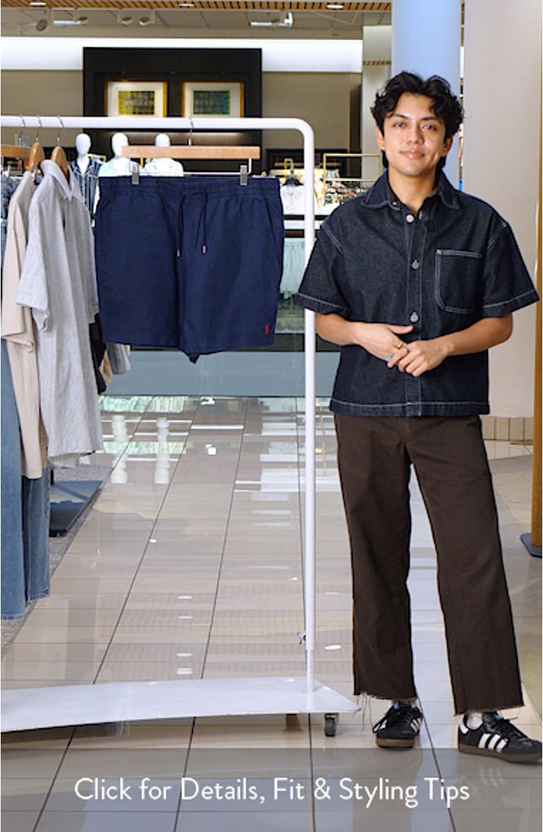 Prepster Linen 6-Inch Shorts, sales video thumbnail
