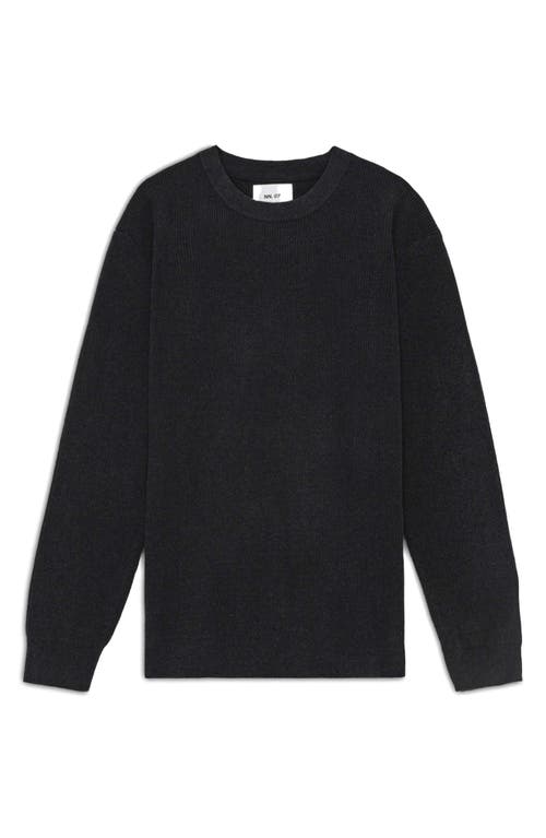 Nn07 Danny 6429 Rib Sweater In Black