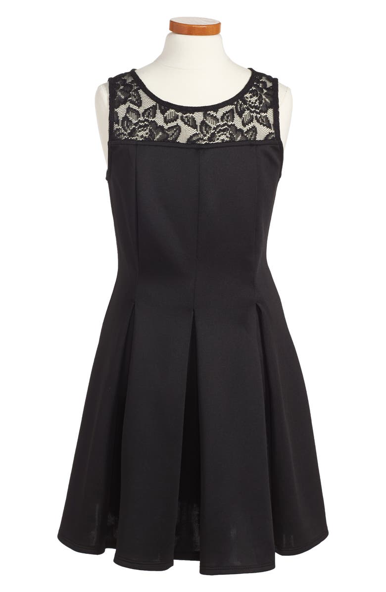 LNL Love, Nickie Lew Pleated Dress, Main, color,