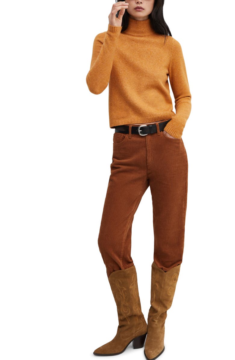 MANGO Turtleneck Sweater, Alternate, color, 
