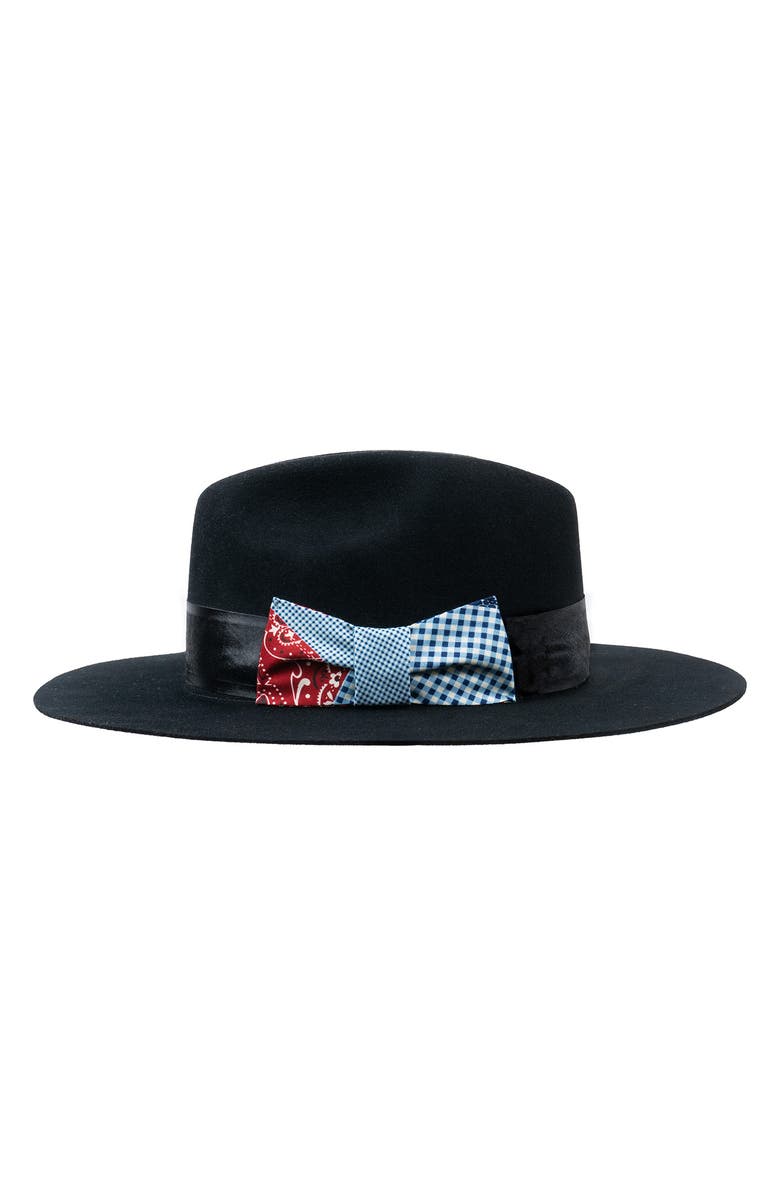Wear Brims 44 Bandana Bow Fedora, Alternate, color, 
