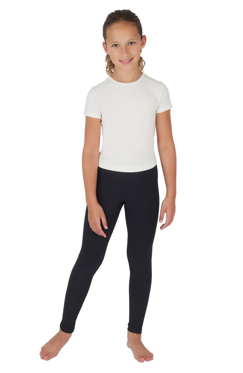 YOGALICIOUS Kids' 2-Pack Madison Crossover Waist Ribbed Leggings, Alternate, color,