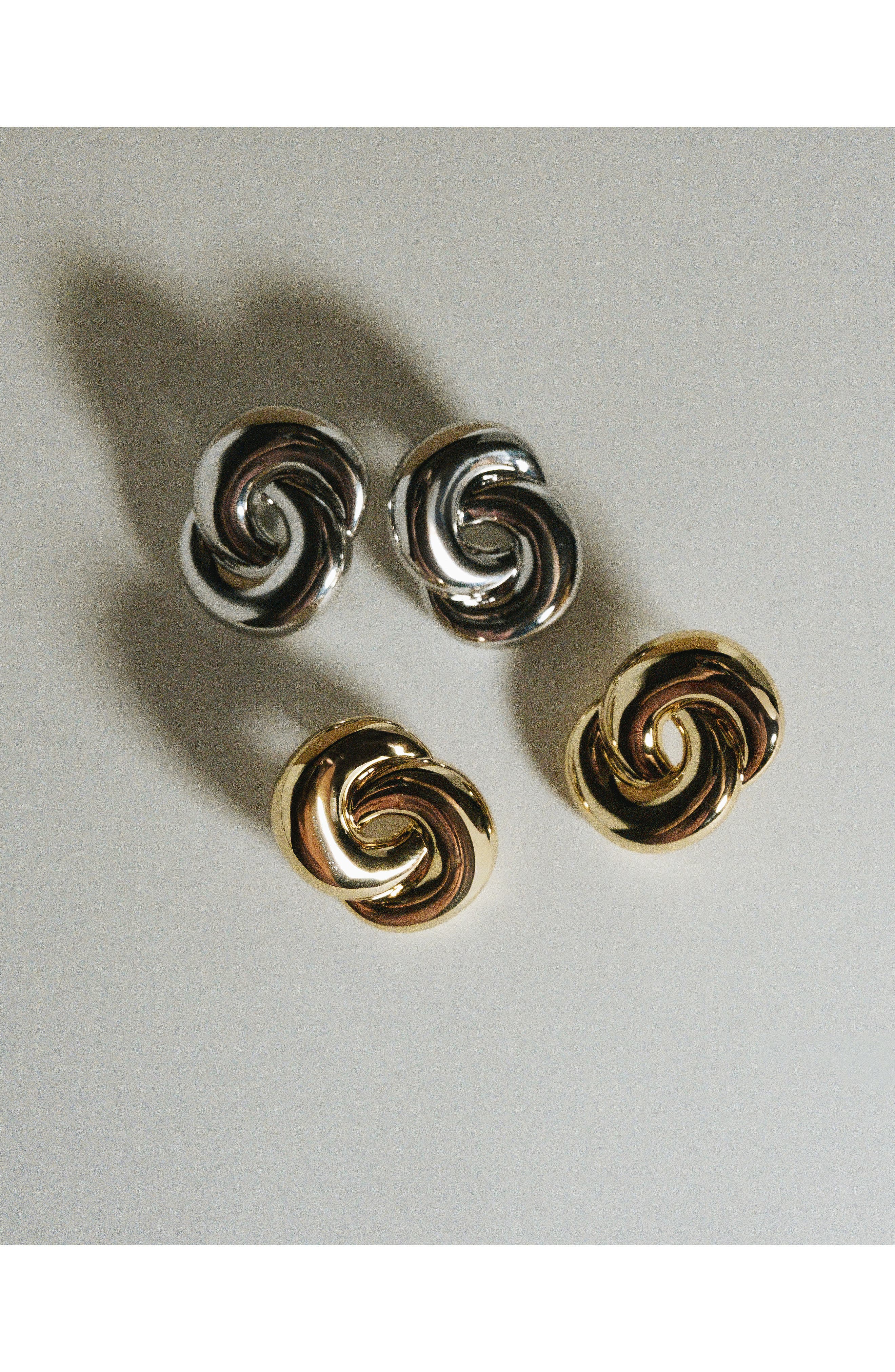 Luv AJ The Solstice Knot Stud Earrings (Women) | Nordstrom