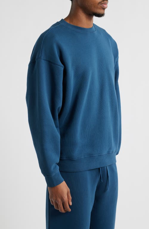 Elwood Core Oversize Crewneck Sweatshirt In Blue