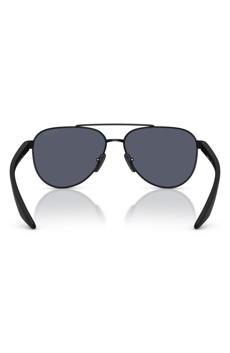 Prada Linea Rossa 58mm Pilot Sunglasses, Alternate, color, 