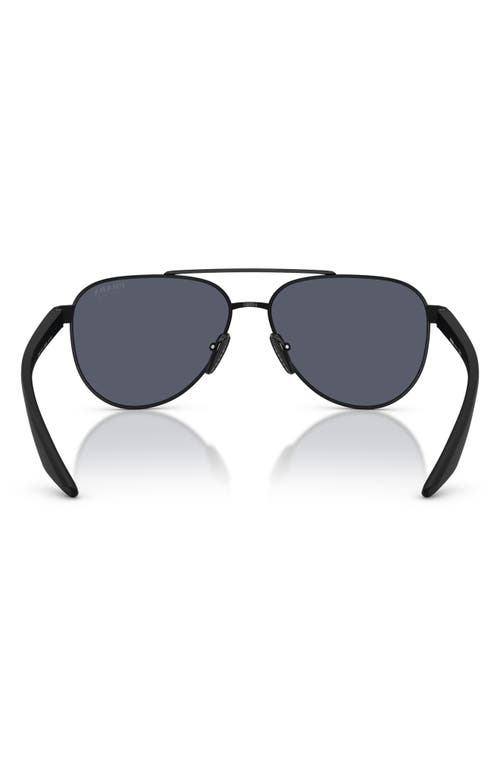Prada Linea Rossa 58mm Pilot Sunglasses