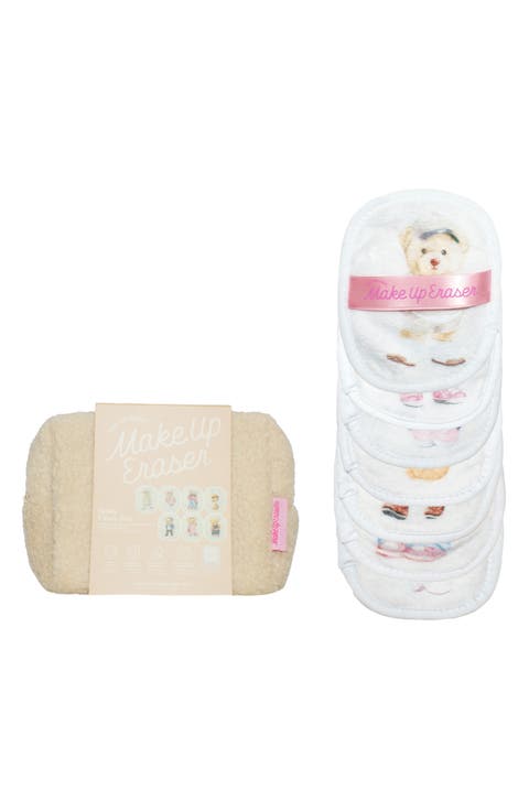 Teddy 7-Day MakeUp Eraser Set with Laundry Bag