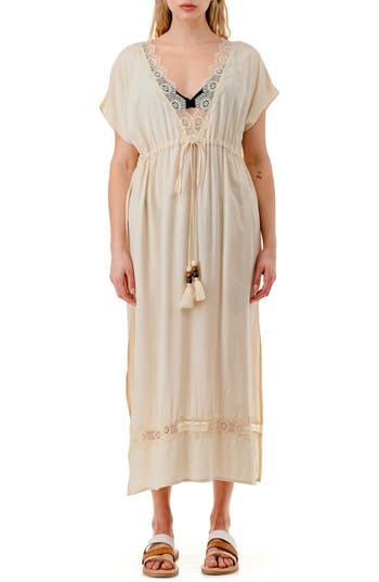 Marcus Adler Lace V-neck Cover-up Dress