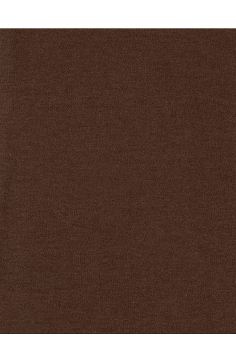 Leveret Kids Two-Piece Solid Cotton Matching Family Pajamas, Alternate, color, Brown