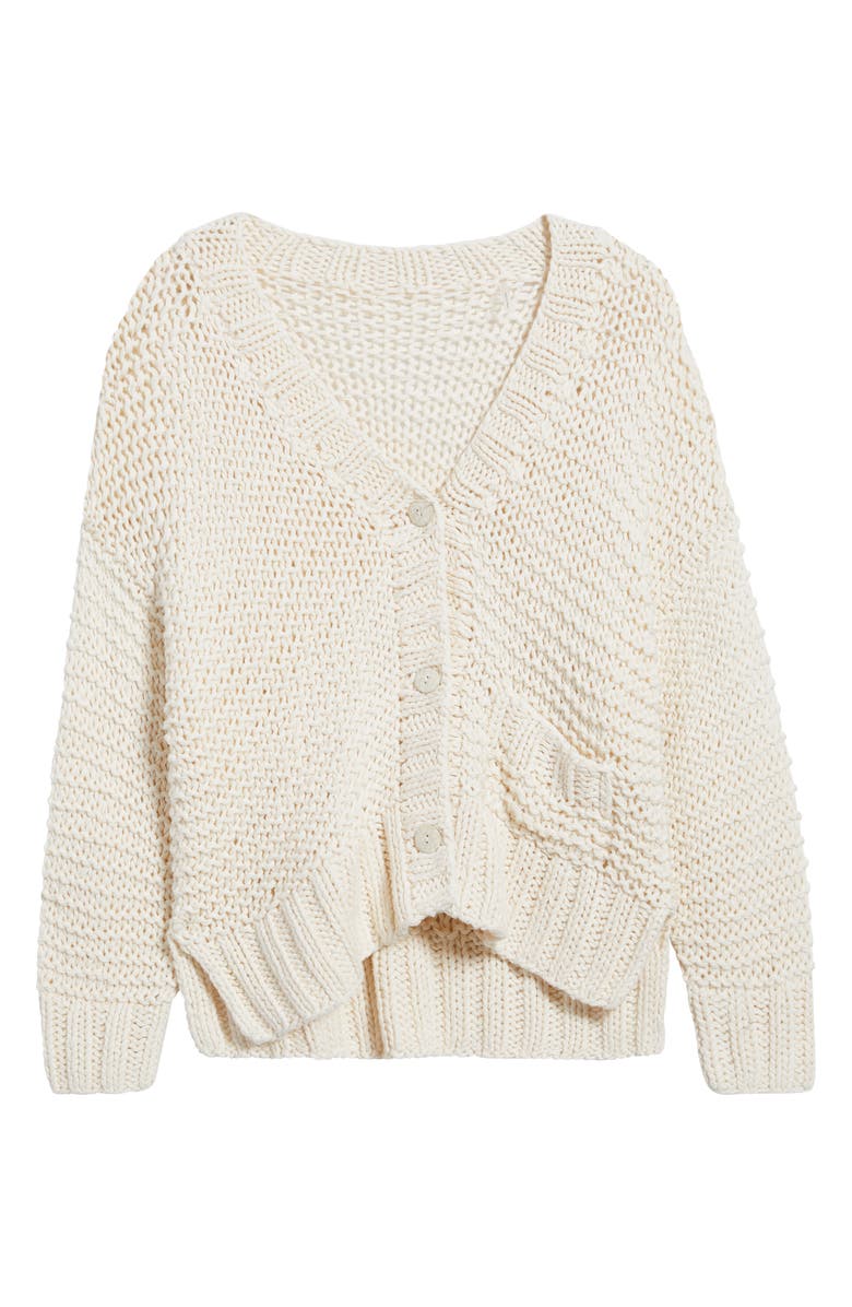 MARGARET O'LEARY Camila Hand Knit Cotton Cardigan, Alternate, color, 