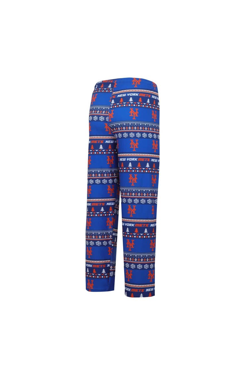 CONCEPTS SPORT Men's Concepts Sport Royal New York Mets Knit Ugly Sweater Long Sleeve Top & Pants Set, Alternate, color, Royal