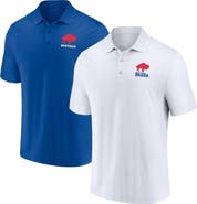 FANATICS Men's Fanatics Branded White/Royal Buffalo Bills Throwback Two-Pack Polo Set