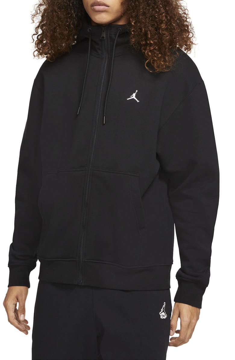 Jordan Essential Fleece Zip-Up Hoodie, Main, color, 