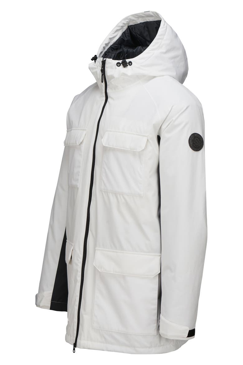 Laax Waterproof Jacket, Alternate, color, WHITE
