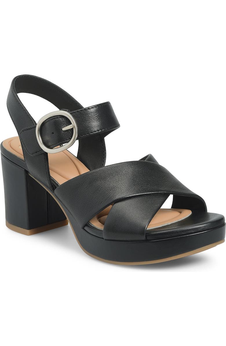 Söfft Lizzie Ankle Strap Platform Sandal, Main, color,