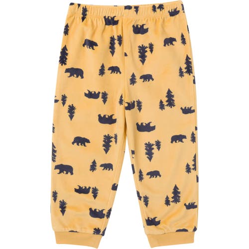 Modern Moments™ By Gerber Fleece Pajama Top & Pant Set In Yellow Forest