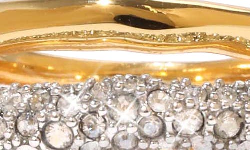 Alexis Bittar Solanales Crystal Orbiting Ring In Gold
