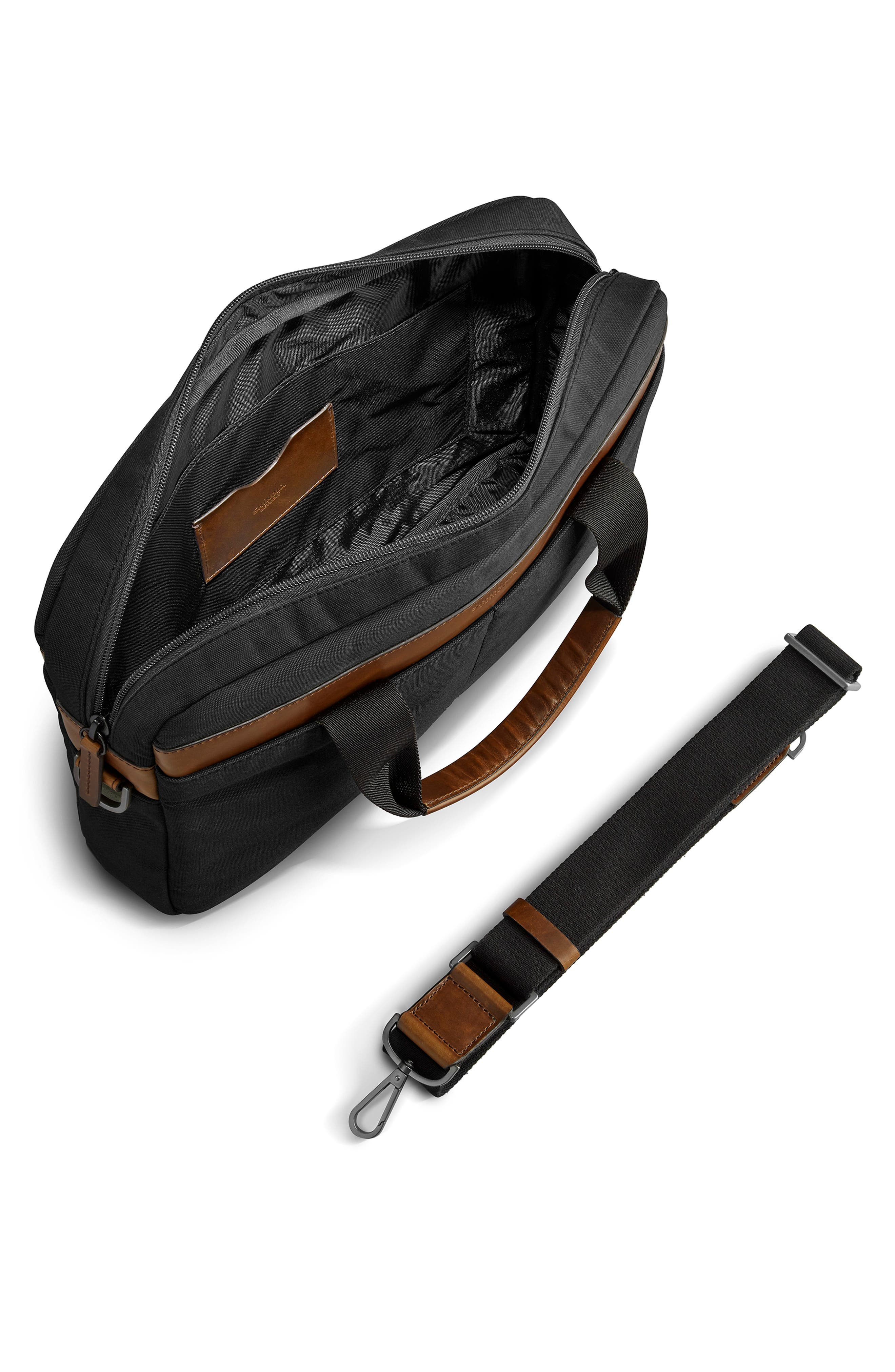 Shinola Mack Waxed Canvas Briefcase, Alternate, color, 