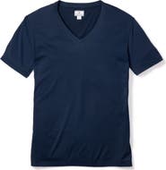 Petite Plume Pima Cotton V-Neck Sleep T-Shirt