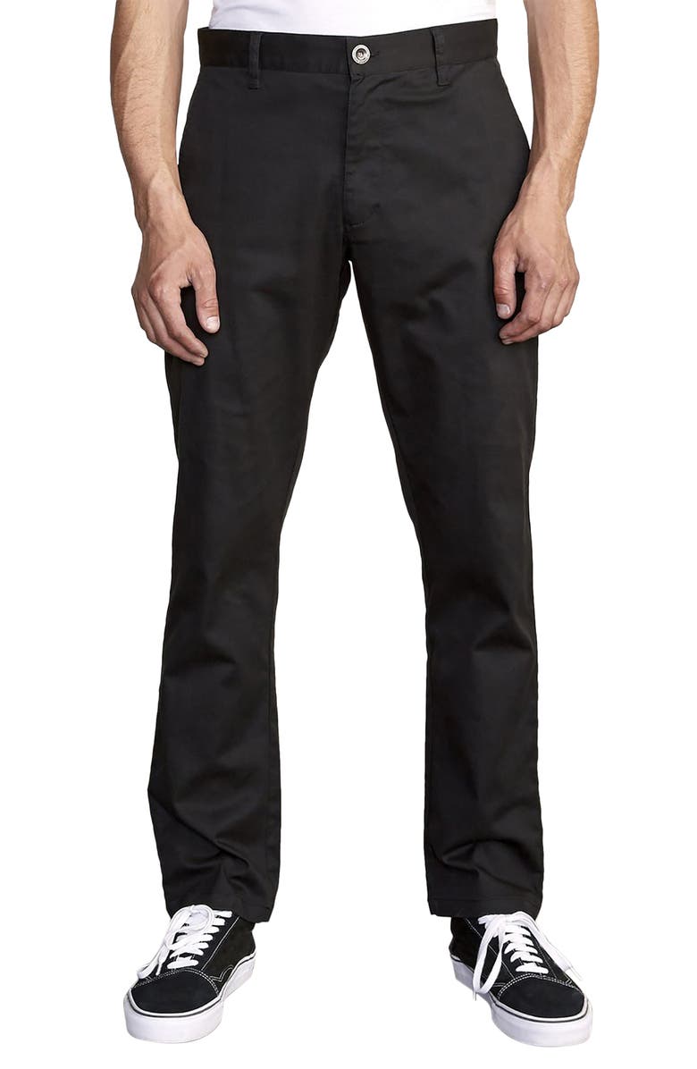 RVCA The Weekend Stretch Cotton Blend, Main, color, 