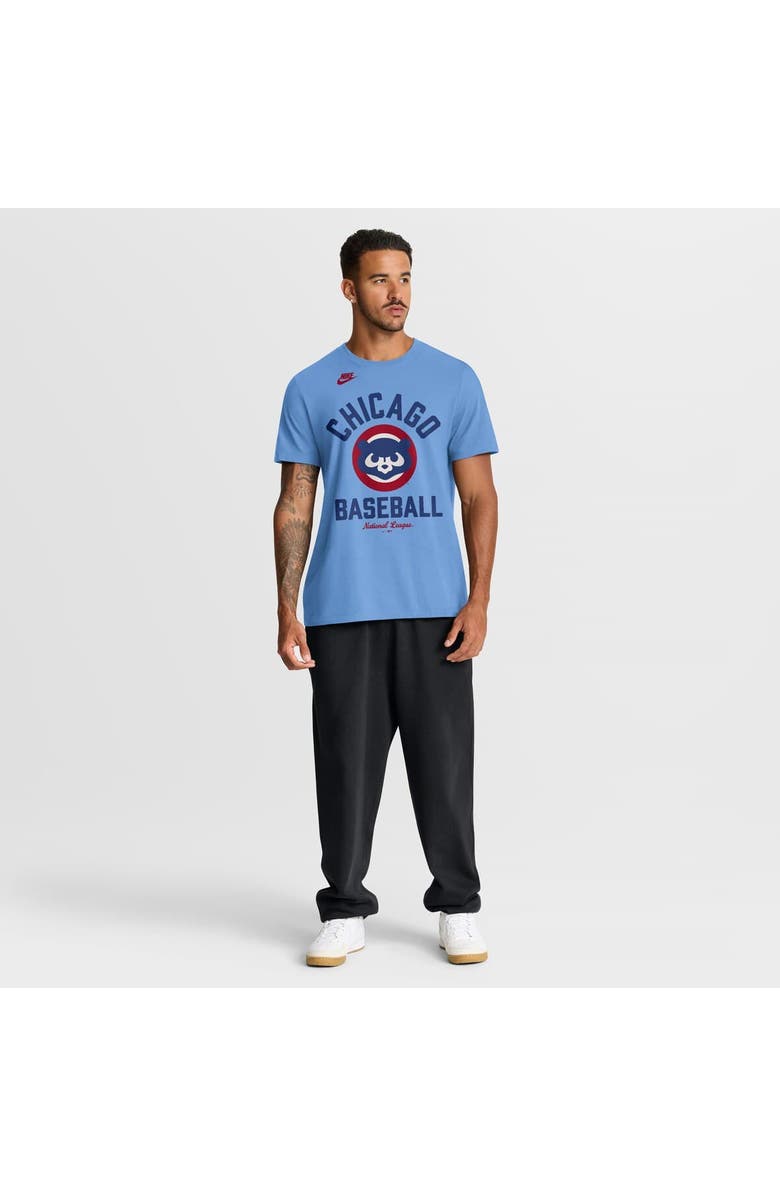 Nike Men's Nike Light Blue Chicago Cubs Cooperstown Collection T-Shirt, Alternate, color, Light Blue