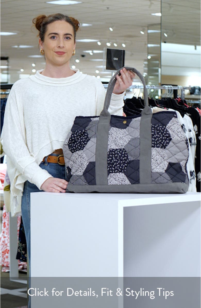 Pippa Patchwork Cotton Tote, sales video thumbnail
