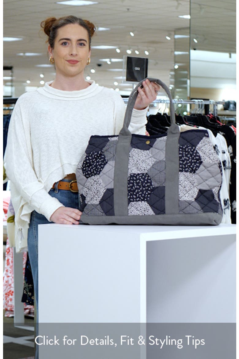 Pippa Patchwork Cotton Tote video
