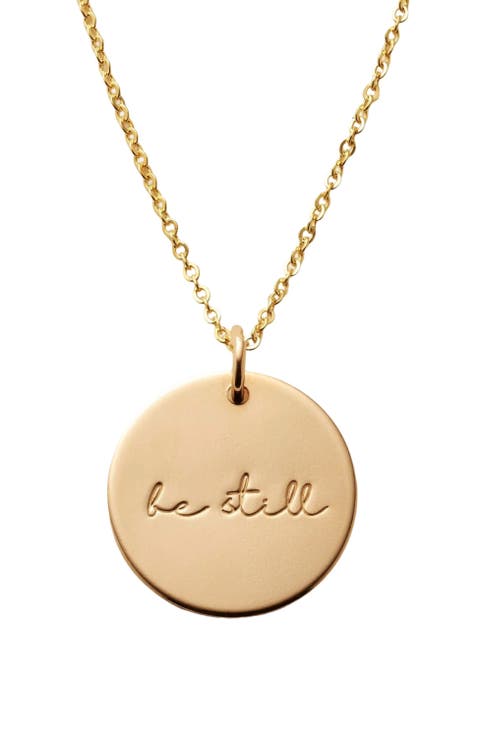 Pause Collection Disc Necklace