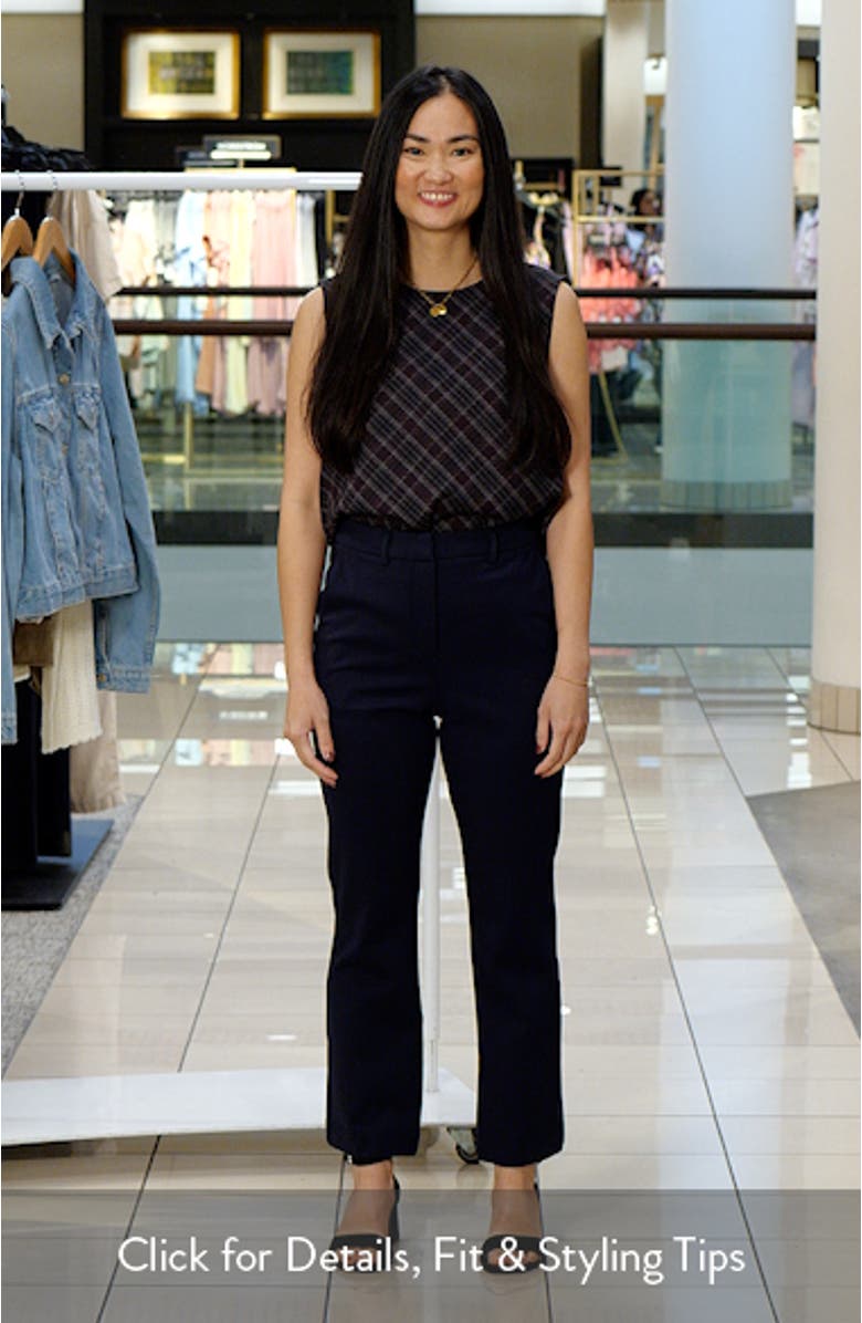 Ponte Knit Kick Flare Leg Pants, sales video thumbnail