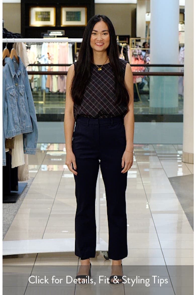 Ponte Knit Kick Flare Leg Pants video
