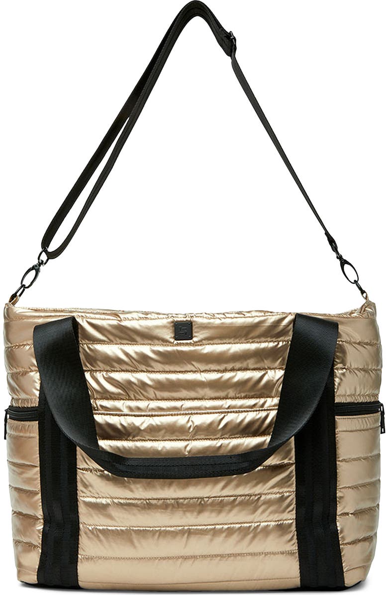THINK ROYLN Jetset Wingman Tote, Main, color, Pearl Cashmere