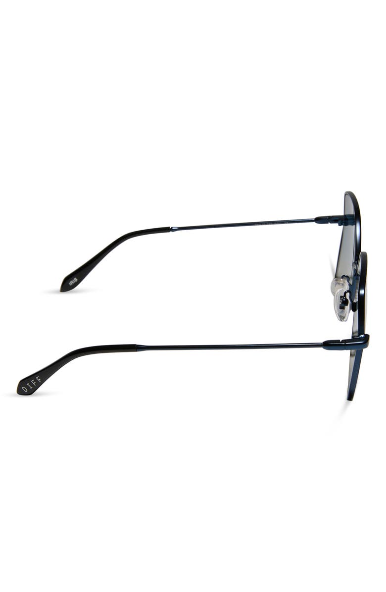 DIFF Iris 59mm Gradient Square Sunglasses, Alternate, color, Aegean Blue Flash