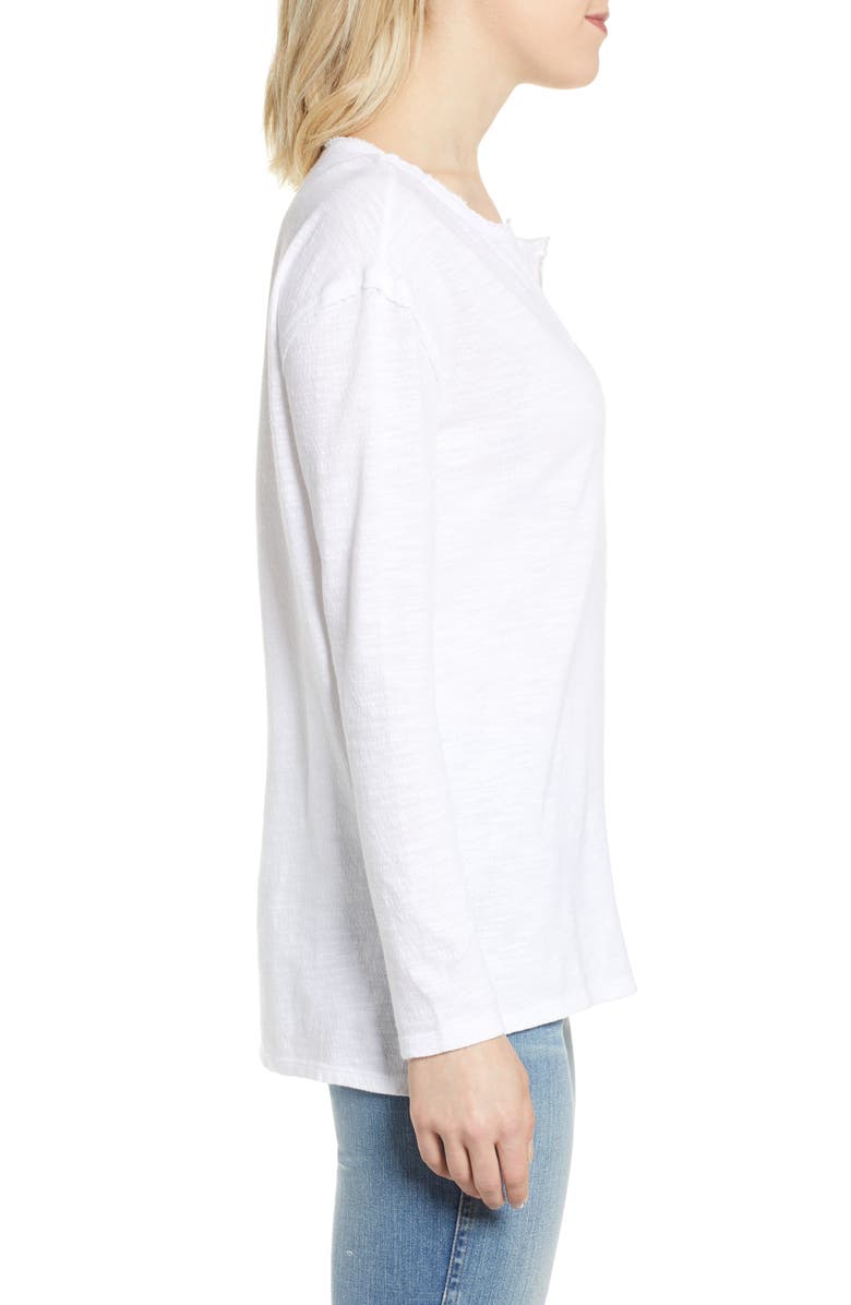 Caslon<sup>®</sup> Split Neck Tee, Alternate, color, 