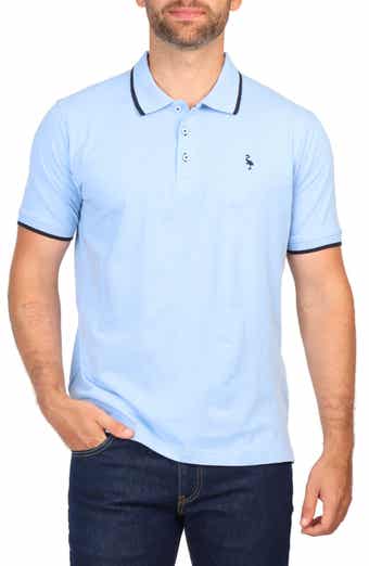 Micro Tipped Jersey Knit Polo