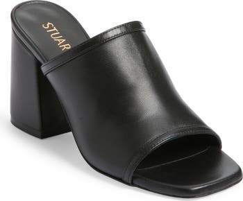 Stuart Weitzman Cayman 85 Block Slide Sandal (Women